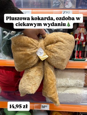Pluszowa kokarda promocja w Action