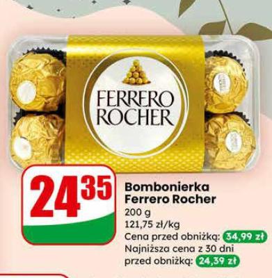 Bombonierka Ferrero Rocher promocja w Dino