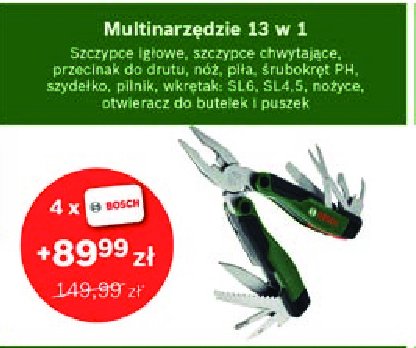 Multinarzędzie 13w1 Bosch promocja