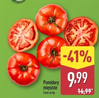 Pomidory mięsiste promocja w Aldi