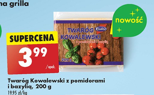 Twaróg z pomidorami i bazylią Osm kowalew promocja