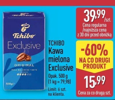 Kawa mielona Exclusive TCHIBO promocja w Aldi