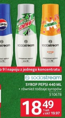 Syrop SodaStream PEPSI 440 ML promocja w Selgros