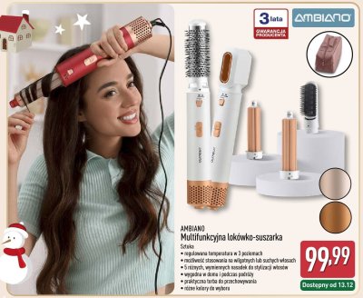 Multifunkcyjna lokówko-suszarka  promocja w Aldi