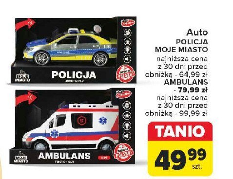 Auto policja moje miasto MEGA CREATIVE promocja w Carrefour