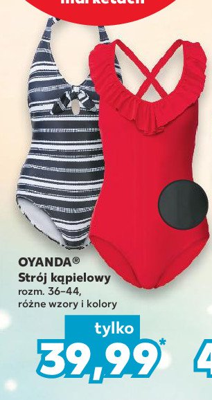 Strój kąpielowy damski 1-częściowy 36-44 Oyanda promocja