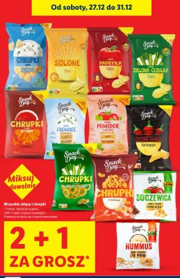 Chipsy Snack Day Solone promocja w Lidl