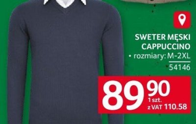 Sweter męski cappuccino promocja w Selgros