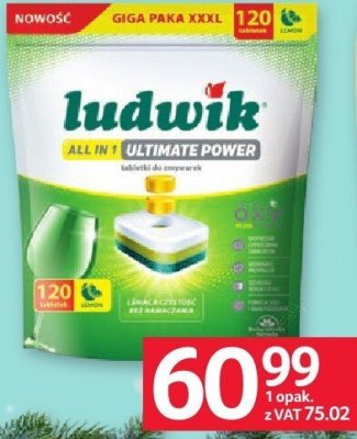 Tabletki do zmywarki Ludwik 120 szt. • dwa rodzaje promocja w Selgros