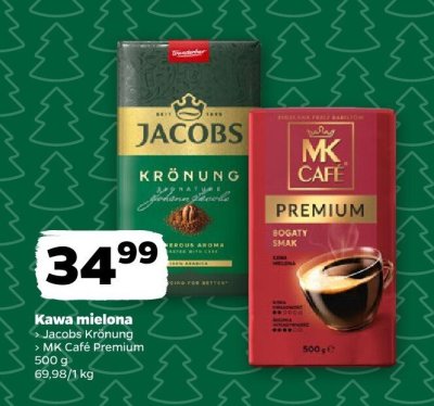 Kawa mielona Jacobs Krönung, MK Café Premium promocja w Netto