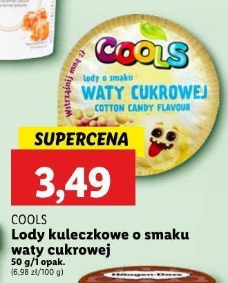 Lody kulki wata cukrowa Cools promocja