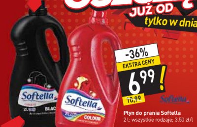 P艂yn do prania colour Softella promocja