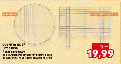 Ruszt ogrodowy 48.5 x 28.5 cm K-classic countryside promocja