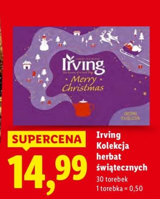 Kolekcja świątecznych herbat promocja w Lidl
