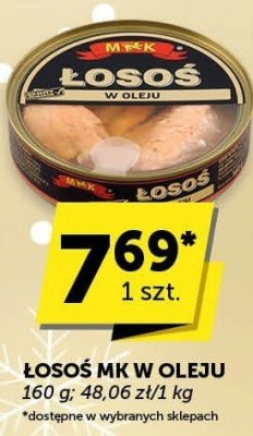 Łosoś MK w oleju promocja w Groszek