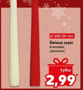 Świeca szpic promocja w Kaufland