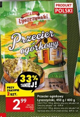 Przecier ogórkowy Łyszczyński promocja w Twój Market