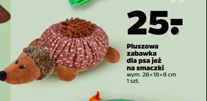 Zabawka jeż na smaczki promocja