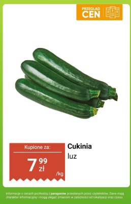 Cukinia luz promocja w Dino