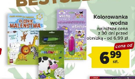 Kolorowanka wodna s艂odkie male艅stwa promocja