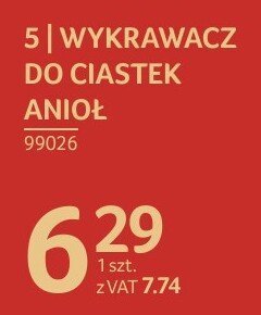 Wykrawacz do ciastek anioł promocja w Selgros