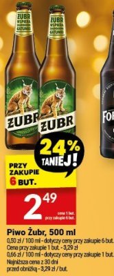 Piwo Żubr promocja w Twój Market