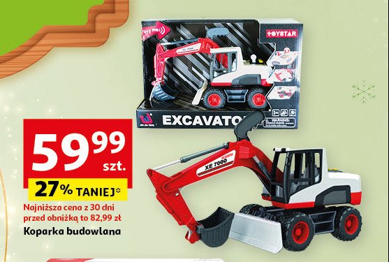 Koparka budowlana promocja w Auchan