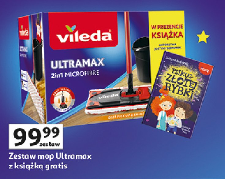 Mop z wiadrem ultramax Vileda promocja w Auchan