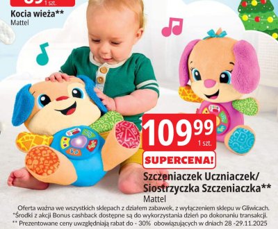 Szczeniaczek Uczniaczek/Siostrzyczka Szczeniaczka Mattel promocja w Leclerc