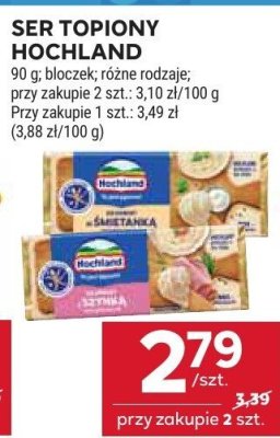 Ser topiony Hochland promocja w Stokrotka