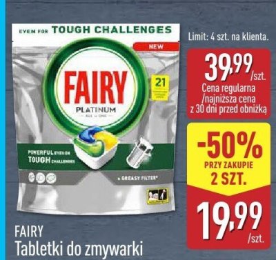 Tabletki do zmywarki Platinum promocja w Aldi