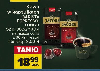 Kawa w kapsułkach original 6 Jacobs lungo promocja
