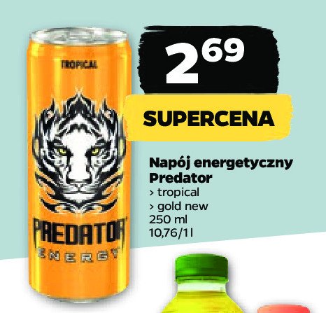 Napój energetyczny tropical Predator energy drink promocja