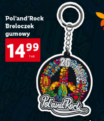 Breloczek gumowy pol'and'rock promocja