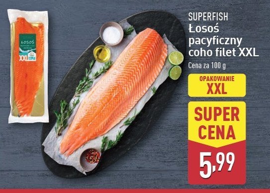 Łosoś pacyficzny Superfish promocja w Aldi