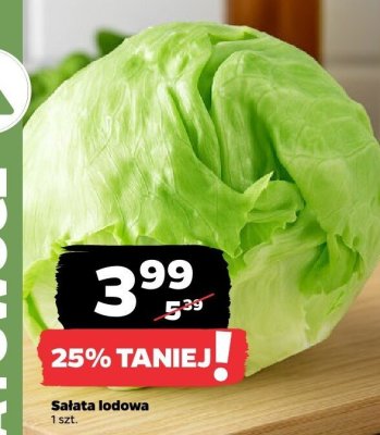 Sałata lodowa promocja w Netto