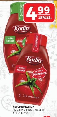Ketchup Kotlin łagodny, pikantny promocja w Top Market