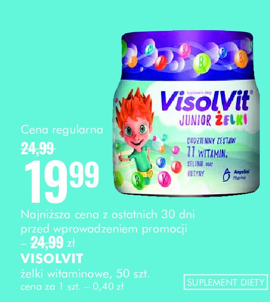Witaminy 偶elki junior Visolvit junior promocja
