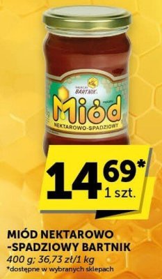 Miód nektarowo-spadziowy Bartnik promocja w Euro Sklep