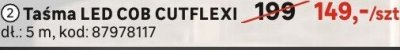 Taśma LED COB CUTFLEXI promocja w Leroy Merlin