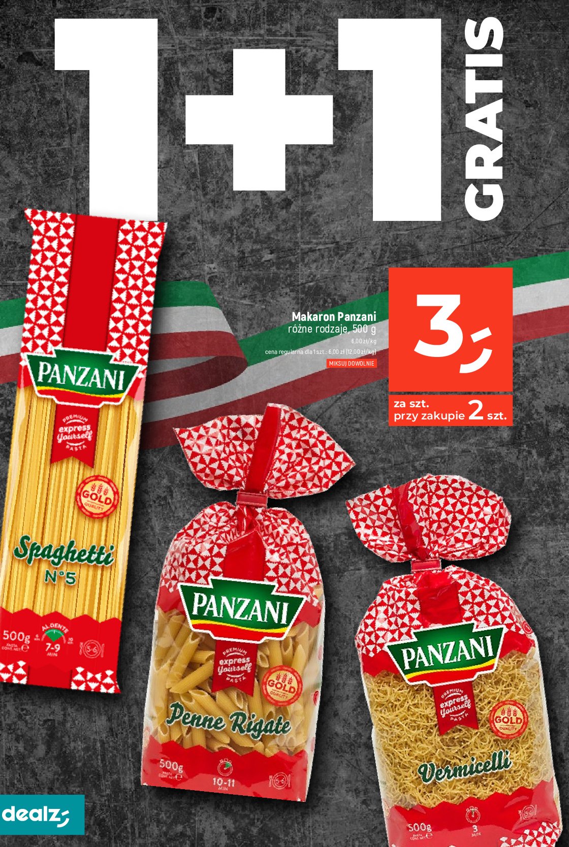 Makaron spaghetti PANZANI promocja