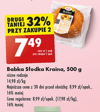 Babka Słodka kraina promocja w Biedronka