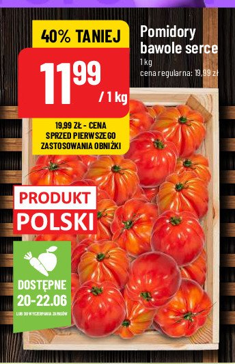 Pomidory bawole serce polska promocja