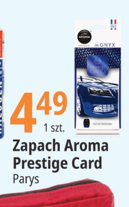 Zawieszka do samochodu prestige card onyx Aroma car promocja