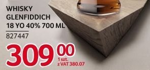 Whisky Glenfiddich 18 YO 40% 700 ML promocja w Selgros