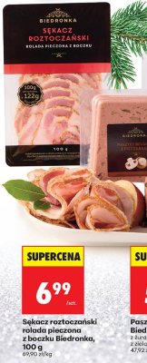 Sękacz roztoczański rolada pieczona z boczku Biedronka promocja w Biedronka