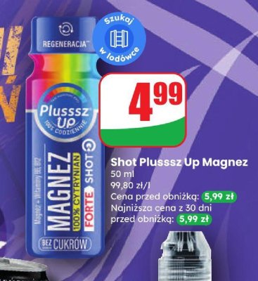Shot Plusssz Up Magnez promocja w Dino