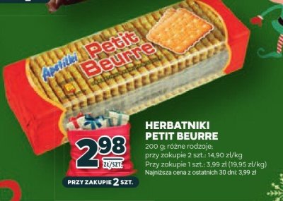 Herbatniki Petit Beurre promocja w Stokrotka