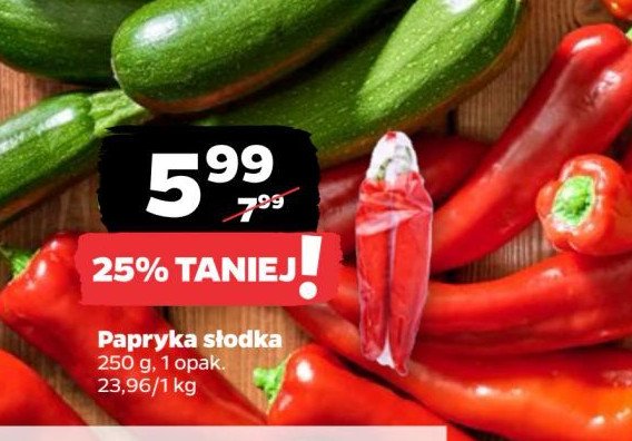 Papryka słodka promocja