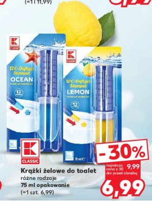 Krążki żelowe lemon K-classic promocja